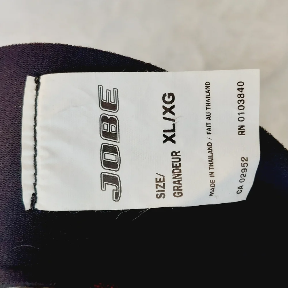 Jobe Gray and Red Kids Shorty Elastic Swim Nylon Wetsuit P776 - Picture 9 of 11
